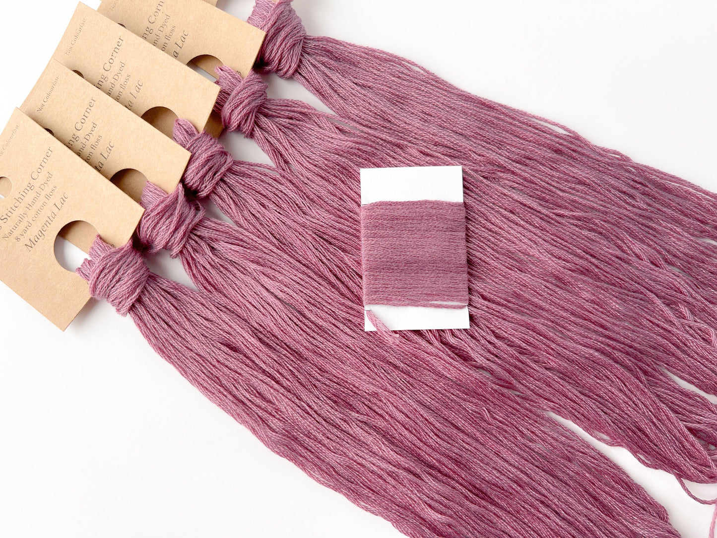 Magenta Lac - Naturally Hand-Dyed Embroidery Floss - Vera's Stitching Corner