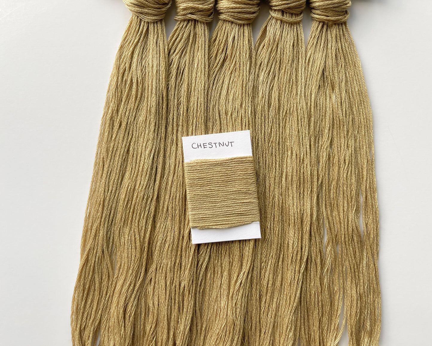 Chestnut - Naturally Hand-Dyed Embroidery Floss - Vera's Stitching Corner