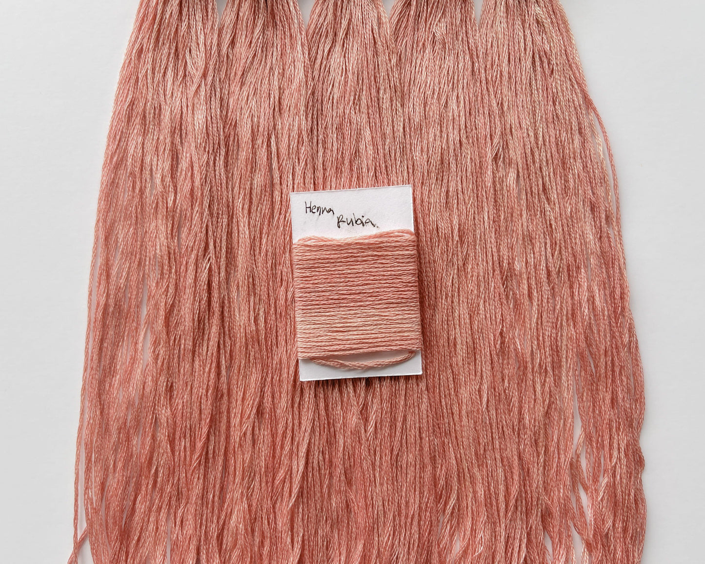 Henna Rubia - Naturally Hand-Dyed Embroidery Floss - Vera's Stitching Corner