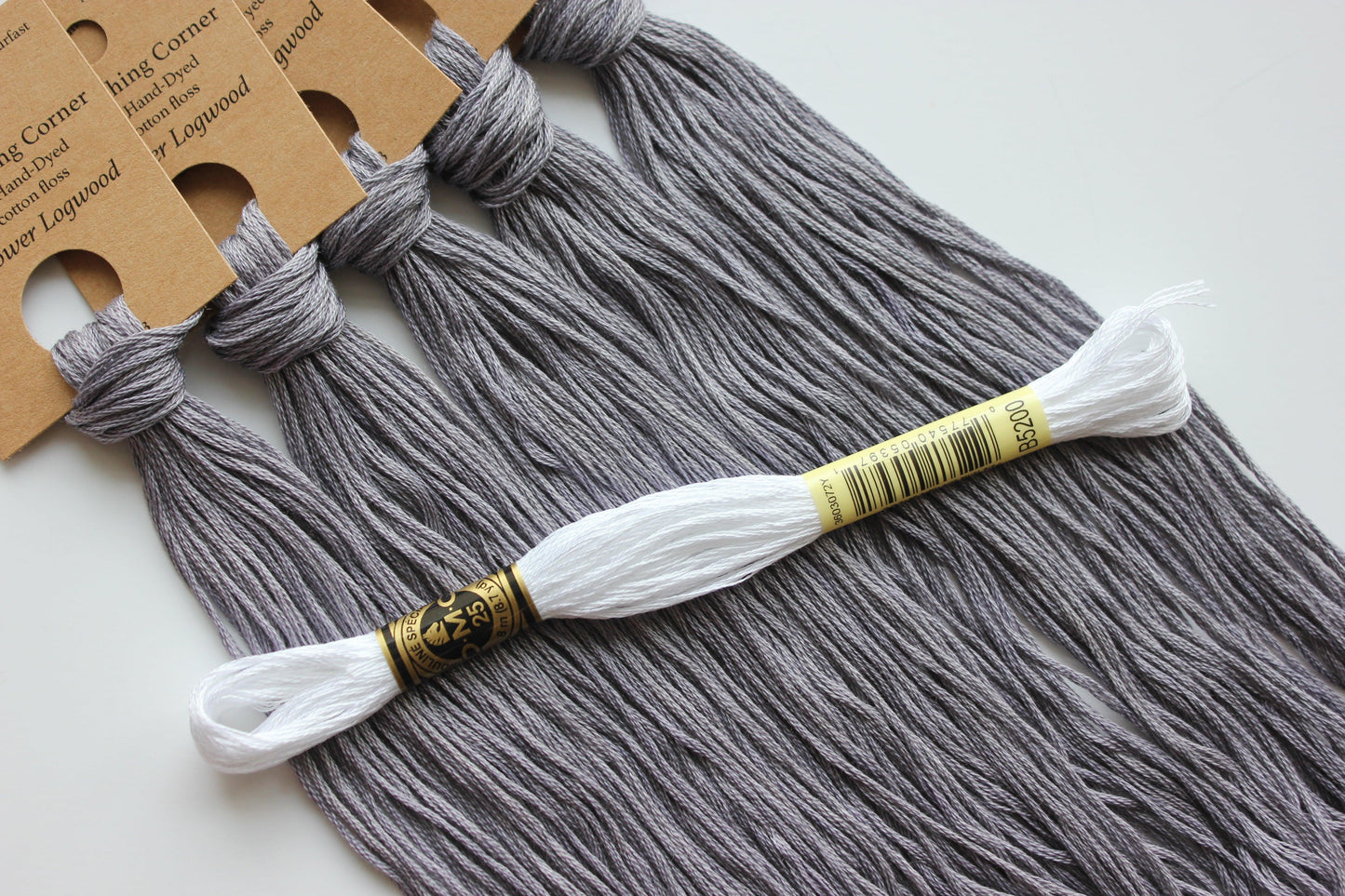 Cornflower Logwood - Naturally Hand-Dyed Embroidery Floss - Vera's Stitching Corner