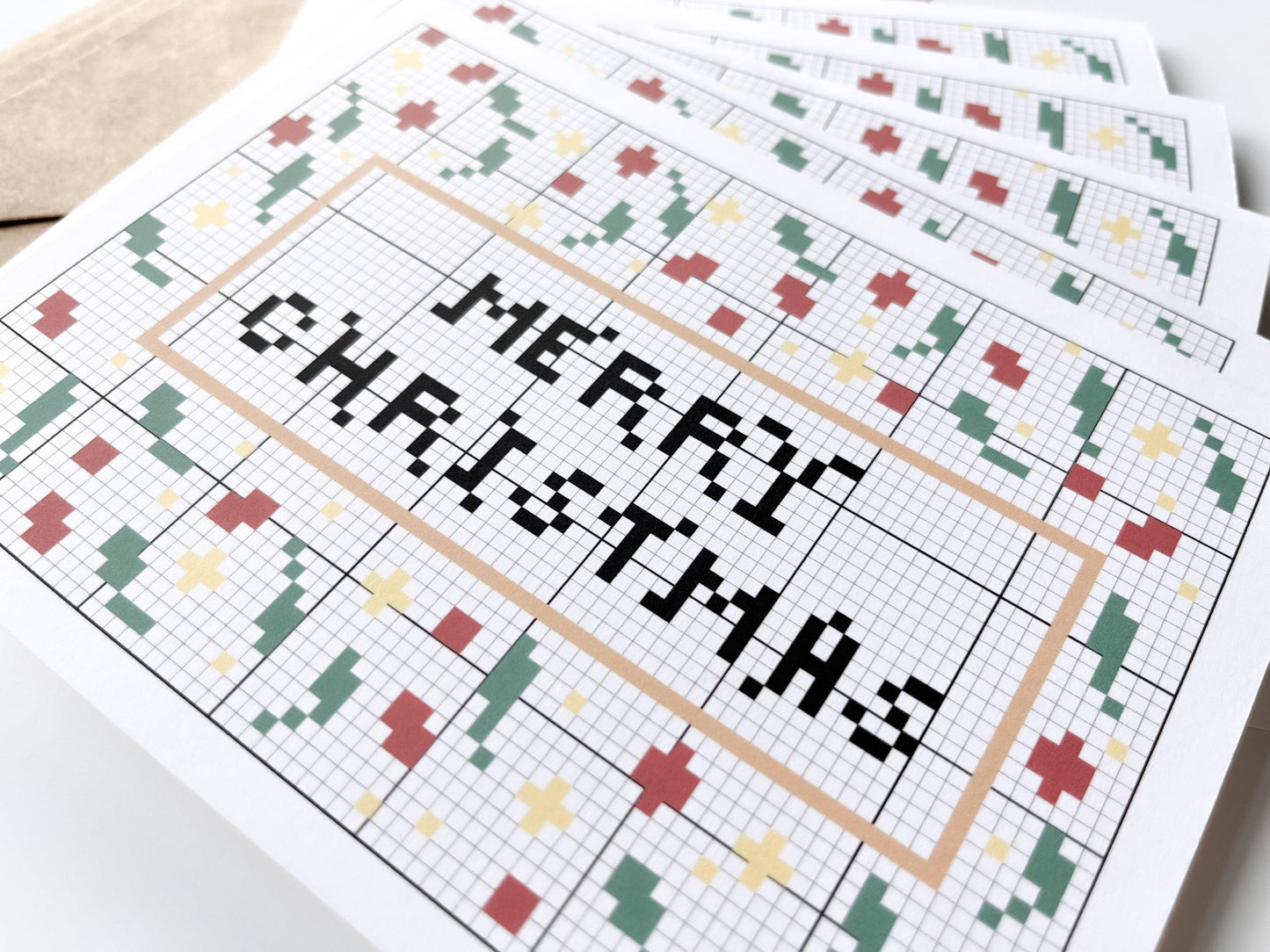 Merry Christmas Card - Vera's Stitching Corner