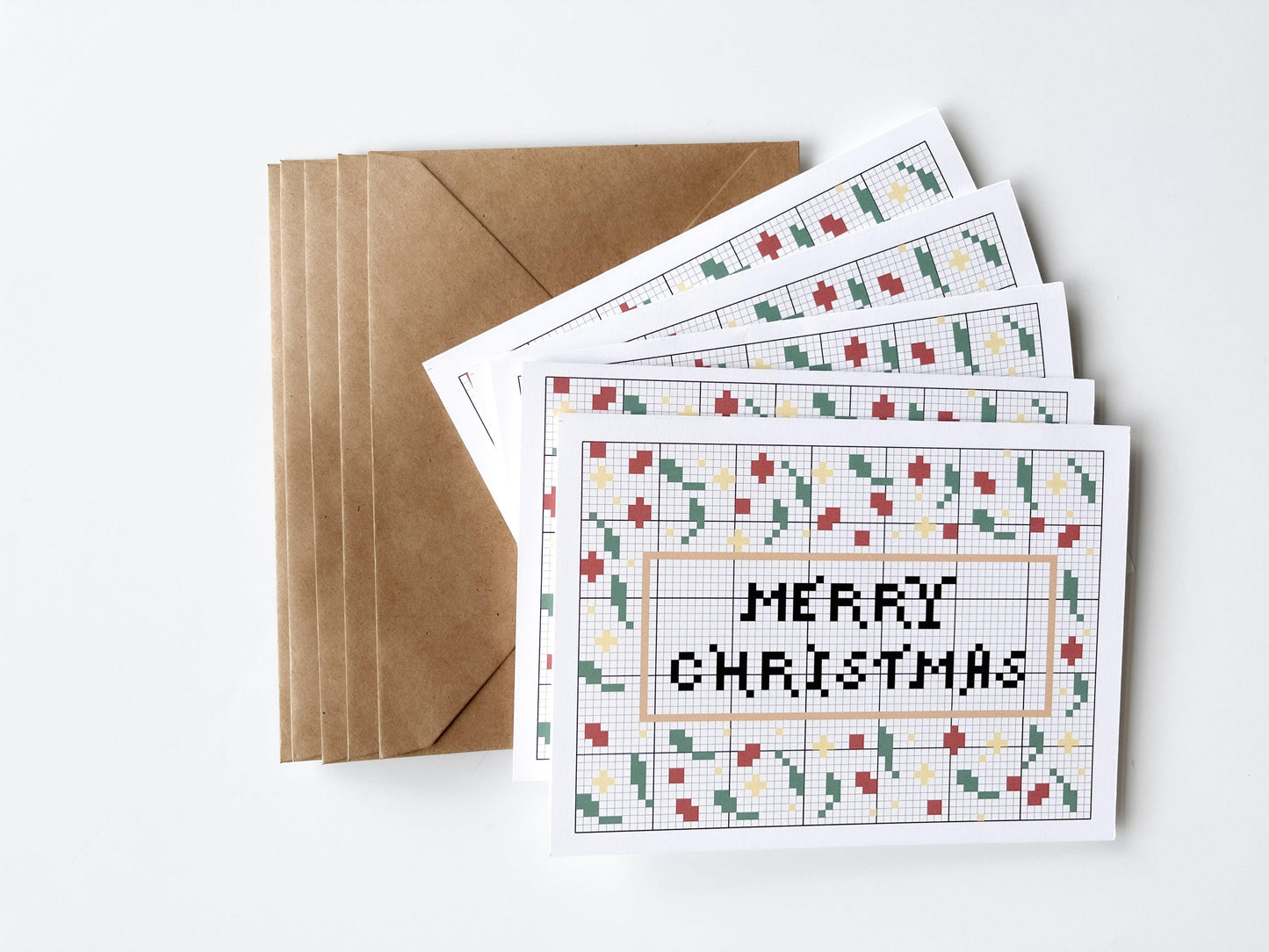Merry Christmas Card - Vera's Stitching Corner