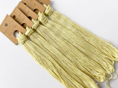 Champagne Weld - Naturally Hand-Dyed Embroidery Floss - Vera's Stitching Corner