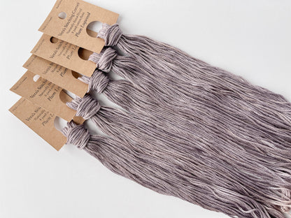 Plum Logwood - Naturally Hand-Dyed Embroidery Floss - Vera's Stitching Corner