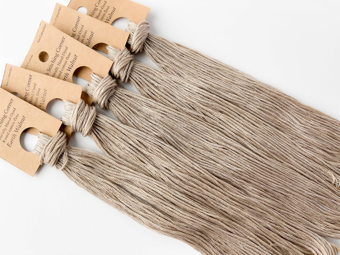 Earth Walnut - Naturally Hand-Dyed Embroidery Floss - Vera's Stitching Corner