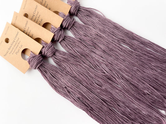 Plum Lac - Naturally Hand-Dyed Embroidery Floss - Vera's Stitching Corner