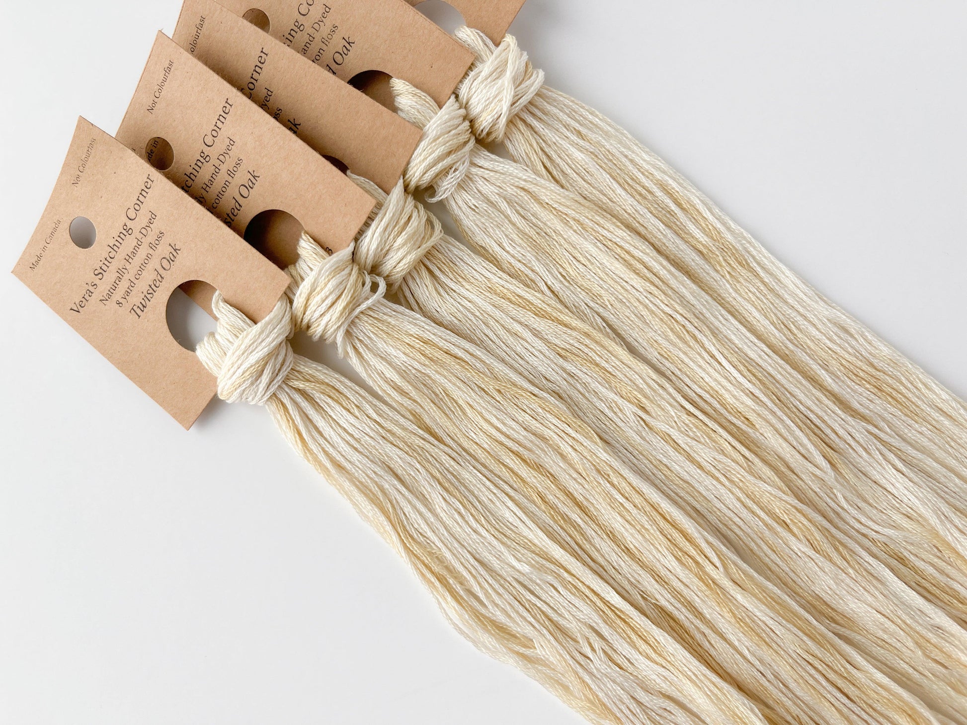 Twisted Oak - Naturally Hand-Dyed Embroidery Floss - Vera's Stitching Corner