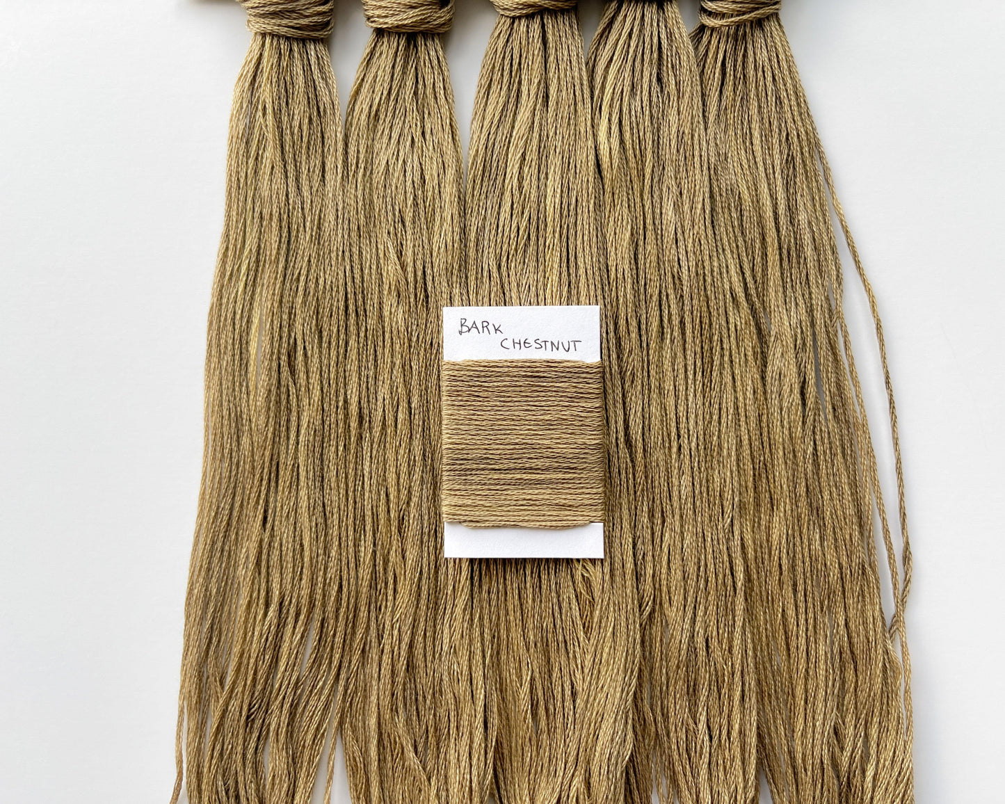 Bark Chestnut - Naturally Hand-Dyed Embroidery Floss - Vera's Stitching Corner