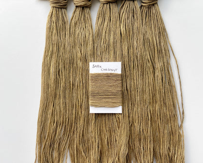 Bark Chestnut - Naturally Hand-Dyed Embroidery Floss - Vera's Stitching Corner