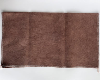 Brown Acacia - Naturally Hand-Dyed Aida - Vera's Stitching Corner