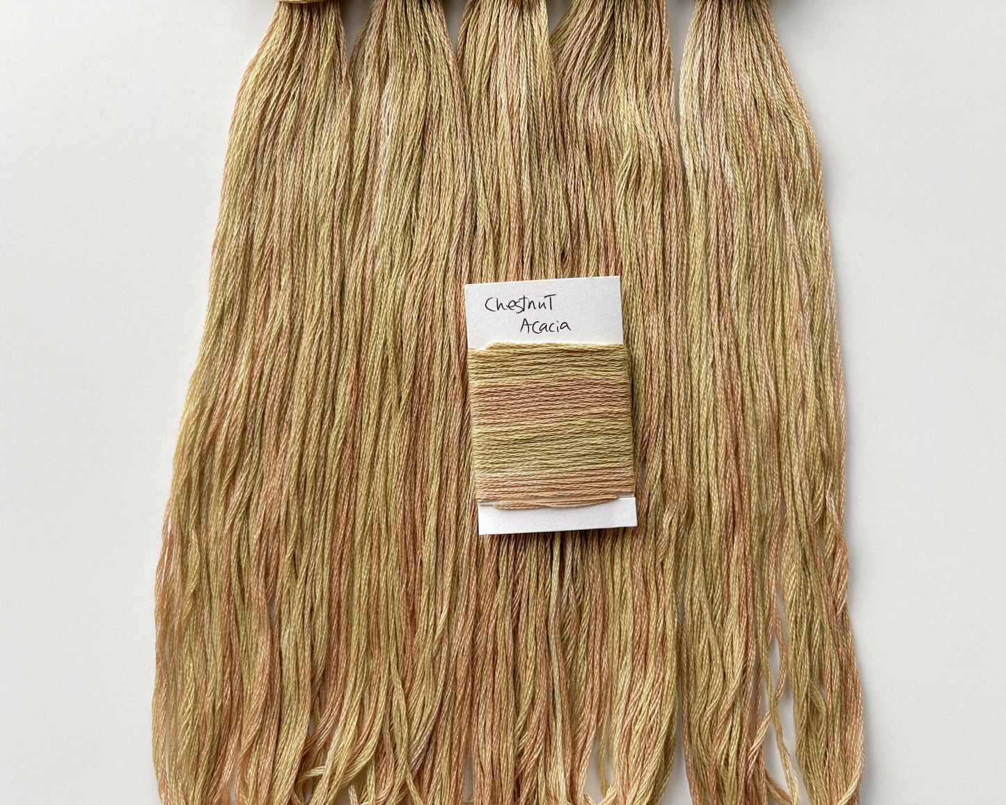 Chestnut Acacia - Naturally Hand-Dyed Embroidery Floss - Vera's Stitching Corner