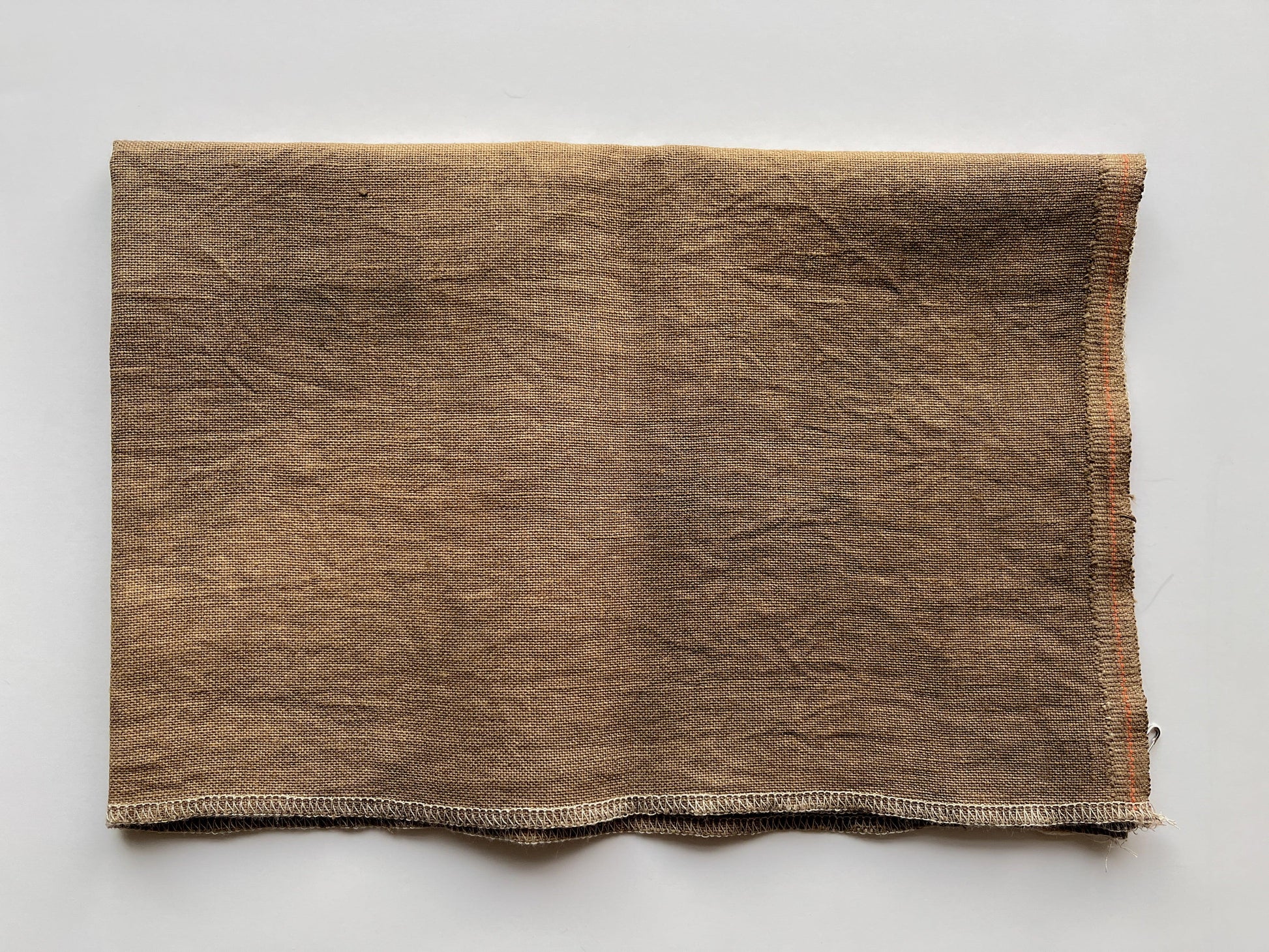 Chestnut Bark - Naturally Hand-Dyed Linen - Vera's Stitching Corner