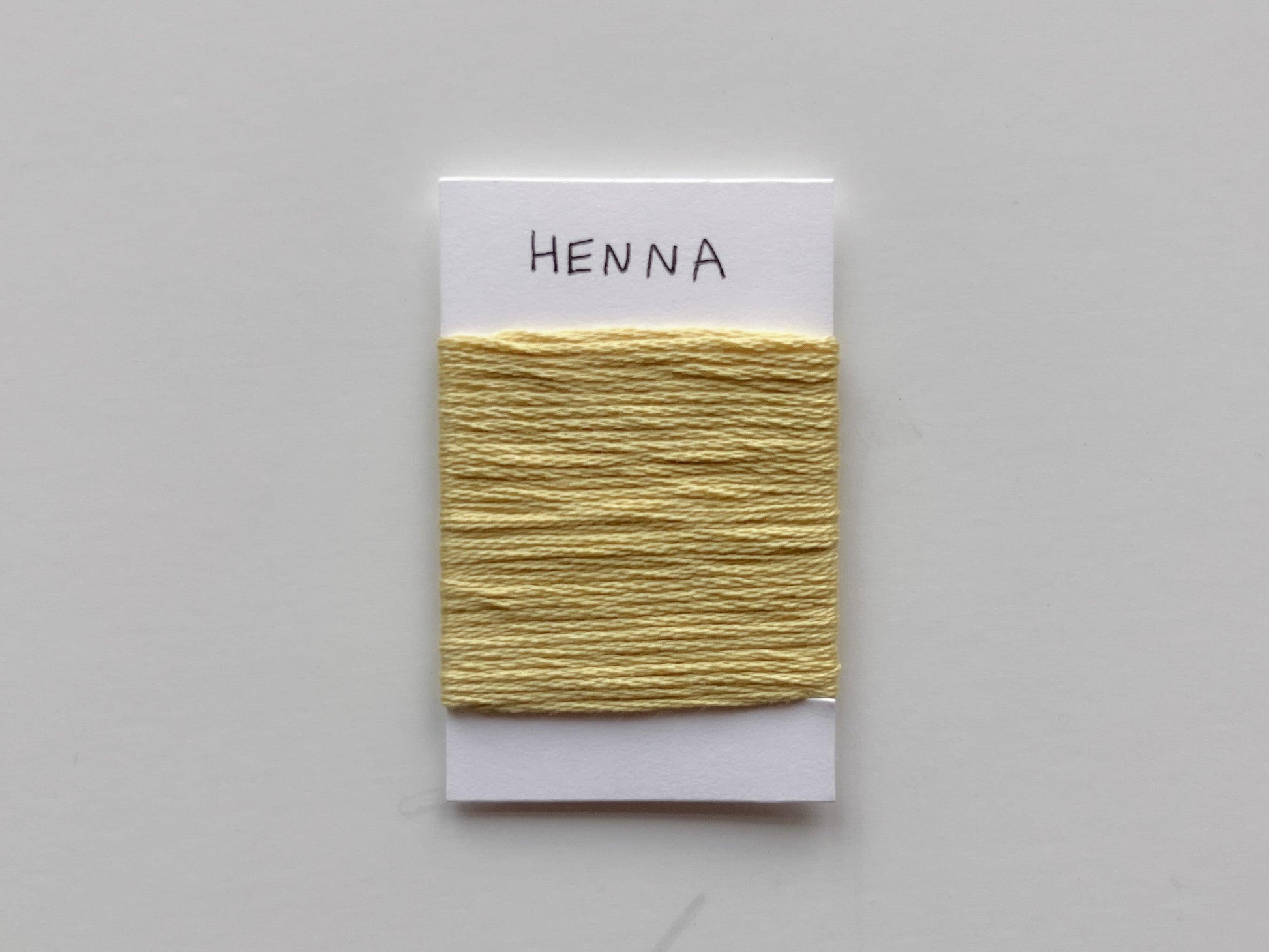 Henna - Naturally Hand-Dyed Embroidery Floss - Vera's Stitching Corner