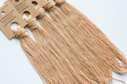 Ochre Quebracho - Naturally Hand-Dyed Embroidery Floss - Vera's Stitching Corner