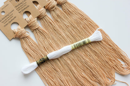 Ochre Quebracho - Naturally Hand-Dyed Embroidery Floss - Vera's Stitching Corner