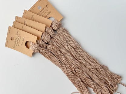 Walnut Rubia - Naturally Hand-Dyed Embroidery Floss - Vera's Stitching Corner