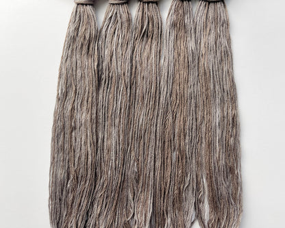 Pewter Walnut - Naturally Hand-Dyed Embroidery Floss - Vera's Stitching Corner