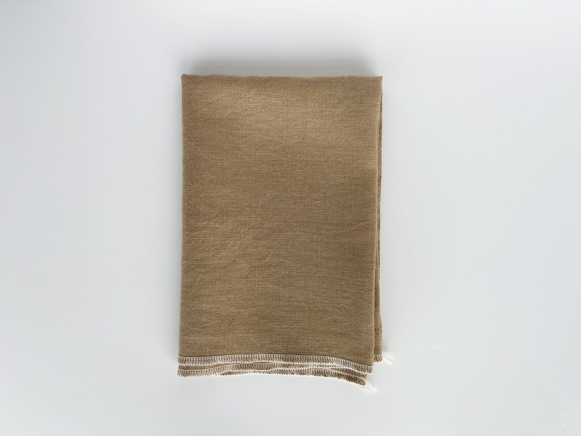 Raw Chestnut - Naturally Hand-Dyed Linen - Vera's Stitching Corner