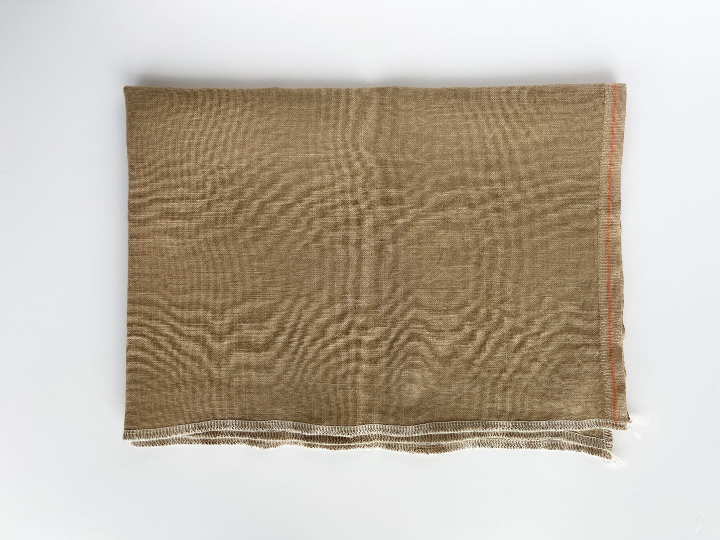 Raw Chestnut - Naturally Hand-Dyed Linen - Vera's Stitching Corner