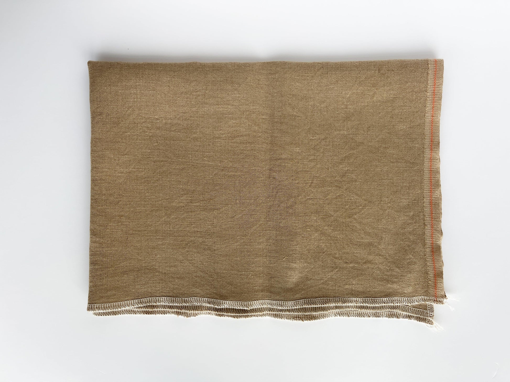 Raw Chestnut - Naturally Hand-Dyed Linen - Vera's Stitching Corner