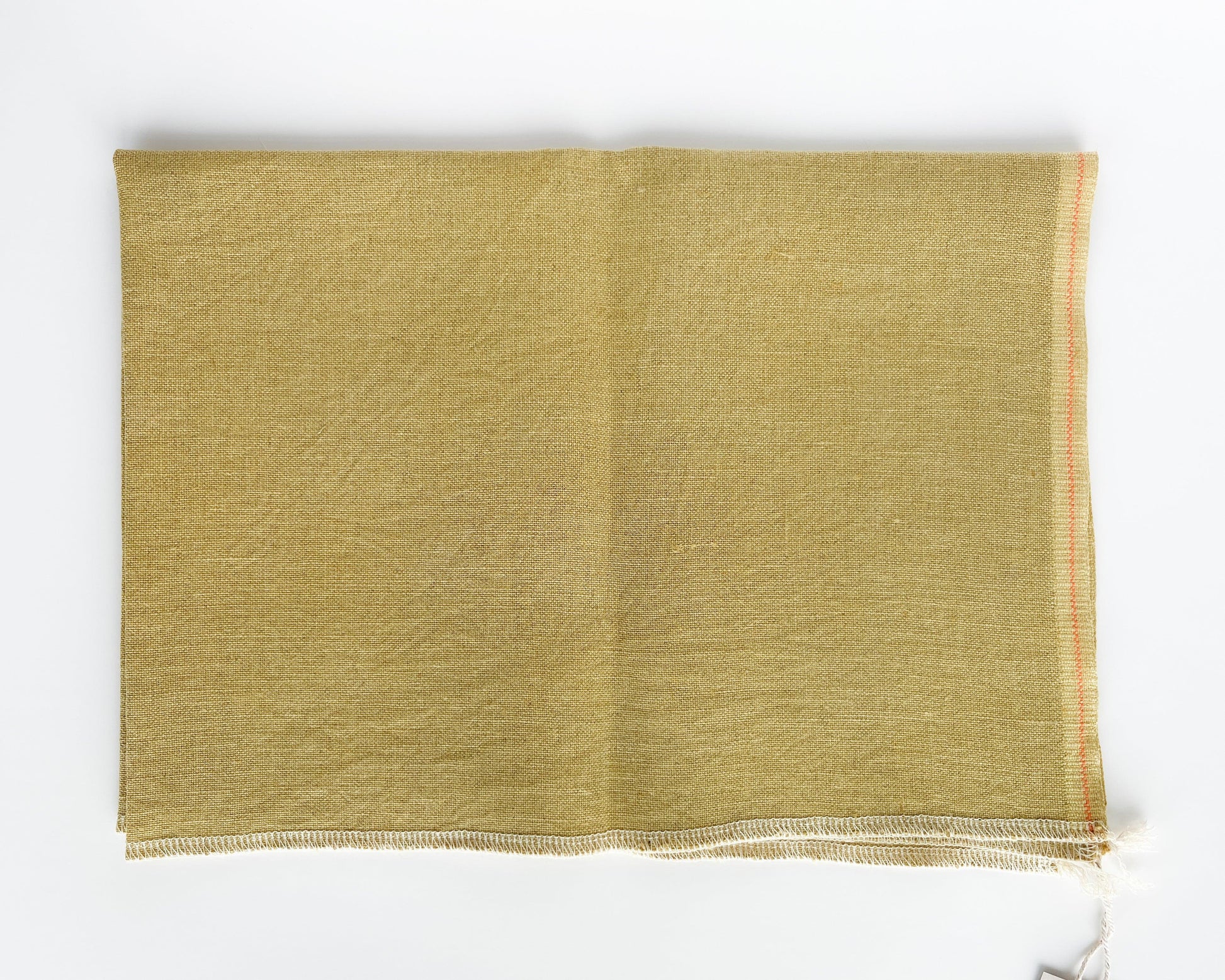 Raw Marigold - Naturally Hand-Dyed Linen - Vera's Stitching Corner