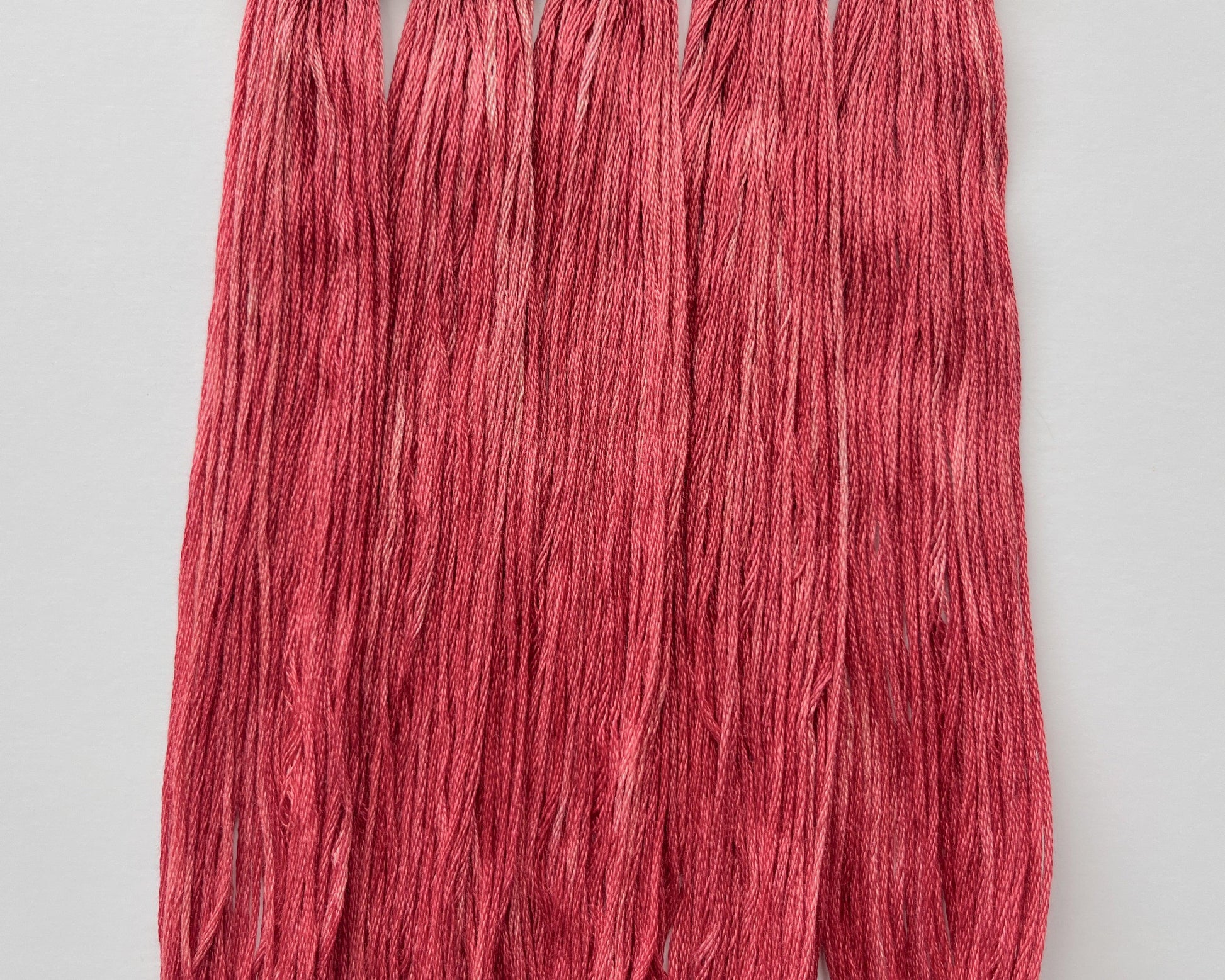 Red Rubia - Naturally Hand-Dyed Embroidery Floss - Vera's Stitching Corner