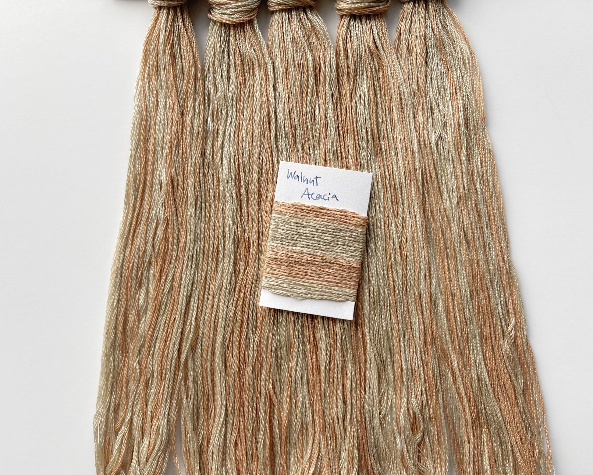 Walnut Acacia - Naturally Hand-Dyed Embroidery Floss - Vera's Stitching Corner