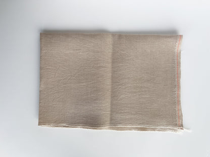 Warm Walnut - Naturally Hand-Dyed Linen - Vera's Stitching Corner